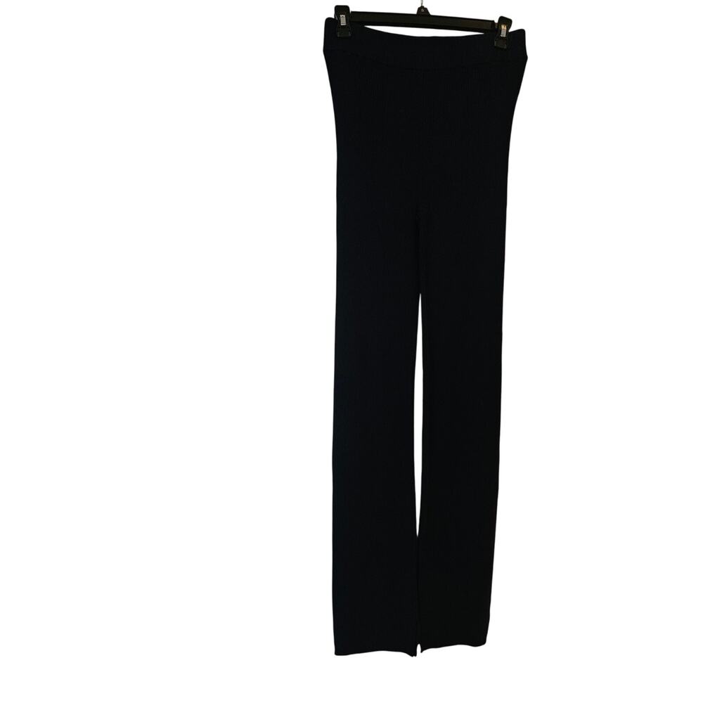 NEW Rag & Bone Wool-Blend Ribbed Knit Pants – Navy – Size M